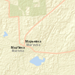 Maryevka Street Map