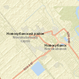 Novokubansk Street Map