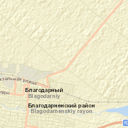 Blagodarnyy Street Map