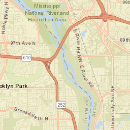 Coon Rapids Street Map
