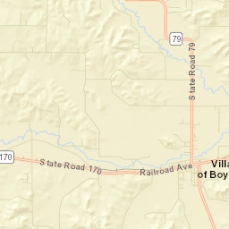 Boyceville Street Map