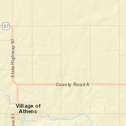 Athens Street Map
