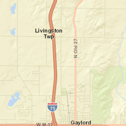 Gaylord Street Map
