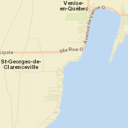 Venise-en-Québec Street Map