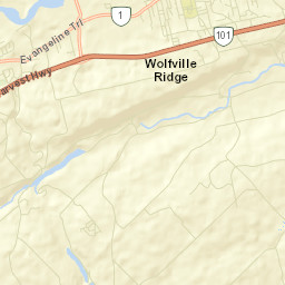 Wolfville Street Map