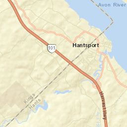 Hantsport Street Map