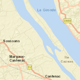 Margaux Street Map