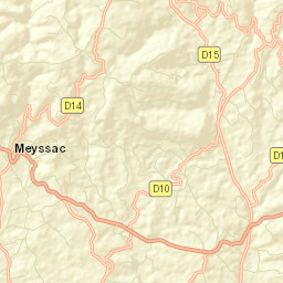 Meyssac Street Map