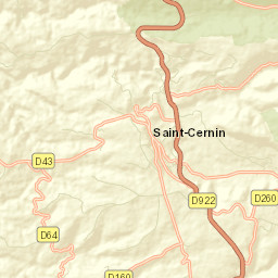 Saint-Cernin Street Map