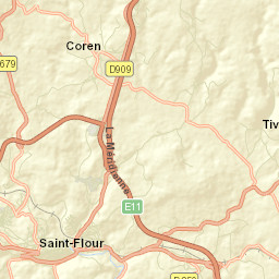 Saint-Flour Street Map