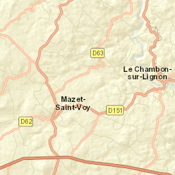 Mazet-Saint-Voy Street Map