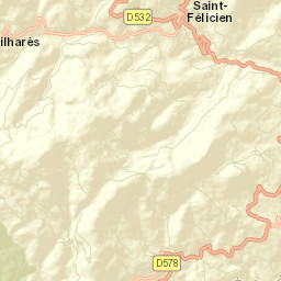 Saint-Félicien Street Map