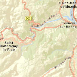 Tournon-sur-Rhône Street Map