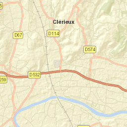 Chanos-Curson Street Map