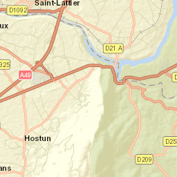 Saint-Lattier Street Map