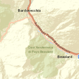 Bardonecchia Street Map