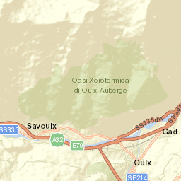 Oulx Street Map