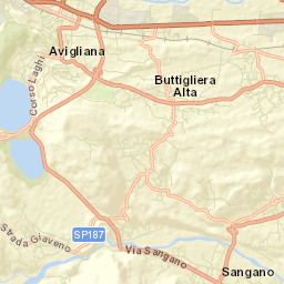 Avigliana Street Map