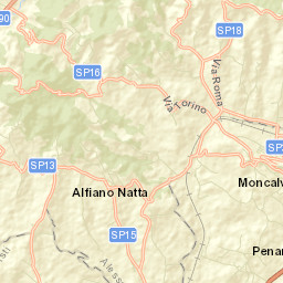 Castelletto Merli Street Map