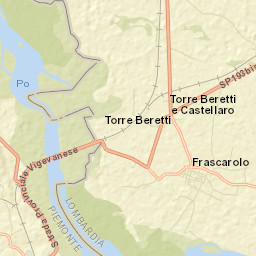 Frascarolo Street Map