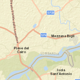 Pieve del Cairo Street Map
