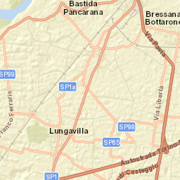Castelletto Po Street Map