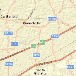 Robecco Pavese Street Map