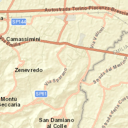 Bosnasco Street Map