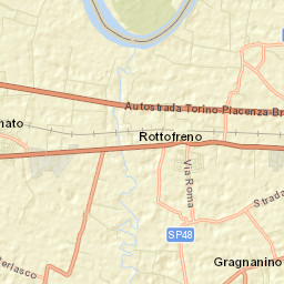 Rottofreno Street Map