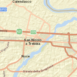 Calendasco Street Map