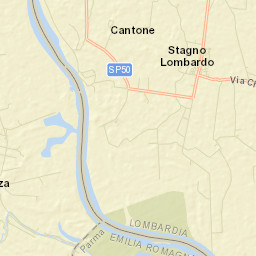 Stagno Lombardo Street Map