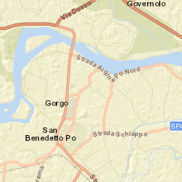 San Benedetto Po Street Map