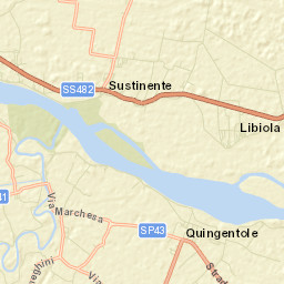 Sustinente Street Map
