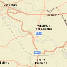 Villanova del Ghebbo Canton Street Map