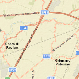 Grignano Polesine Street Map