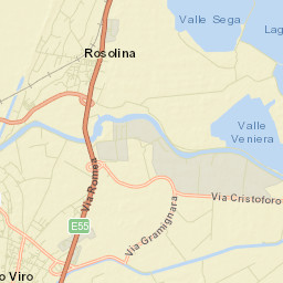 Rosolina Street Map