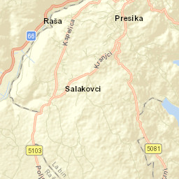 Grad Labin Street Map