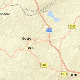 Grad Krk Street Map