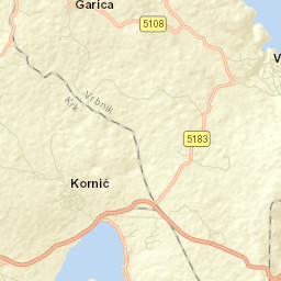 Vrbnik Street Map