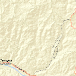Svodna Street Map
