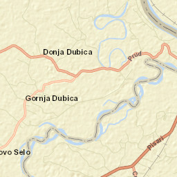 Donja Dubica Street Map