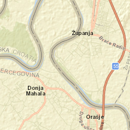 Grad Županja Street Map