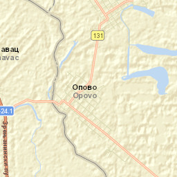 Opovo Street Map