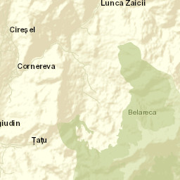 Comuna Cornereva Street Map