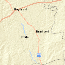 Comuna Peştişani Street Map