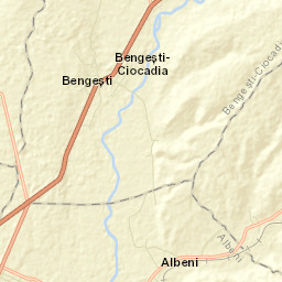 Bengești Street Map