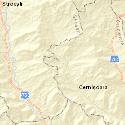Cernişoara Street Map