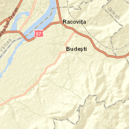 Budeşti Street Map