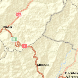 Comuna Milcoiu Street Map