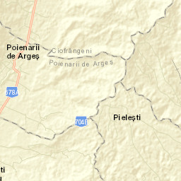 Ciofrângeni Street Map